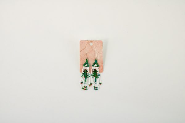 Patricia Peters: Dangle Christmas Beaded Earrings