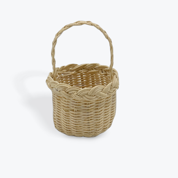 Noella Moore: Basket - Round Natural Reed Basket