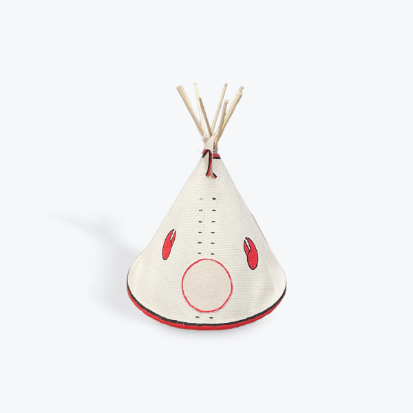 Michael Julian: Red Lobster Closed Canvas Teepee