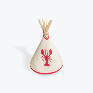 Michael Julian: Lobster Closed Canvas Teepee