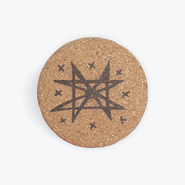 RoseWolf Creations: Cork Coasters - Petroglyph