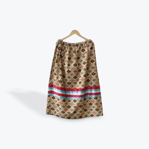 Jackie Sark Arsenault: Ribbon Skirt - Tribal Print