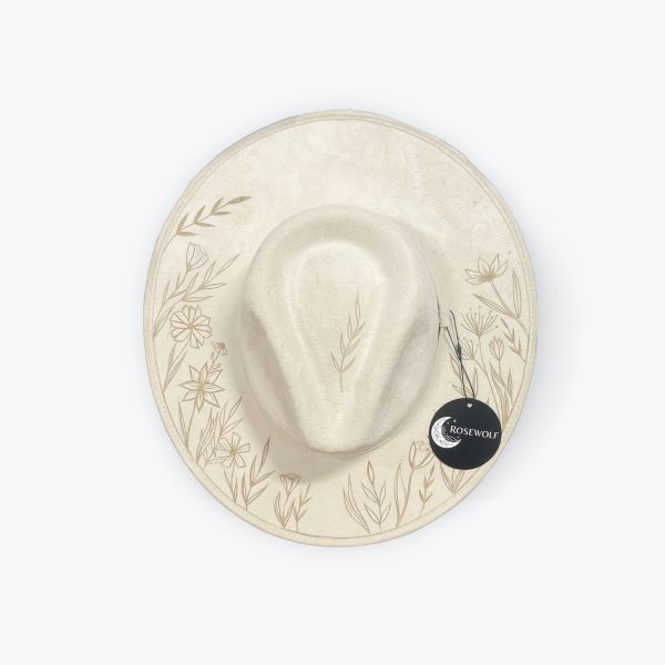 RoseWolf Creations: Vegan Suede Hat - Rancher Style