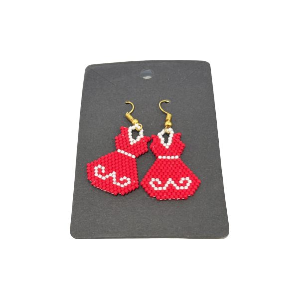 Debbie Bernard: Red Dress Earrings