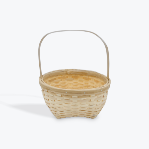Red Stone Ash Baskets: Natural Round Handle Basket