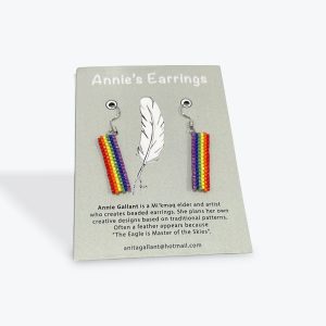 Annie's Earrings: Pride Rectangle Earrings