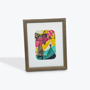 Dana & Tess: Framed Wigwam Swipe Art Print