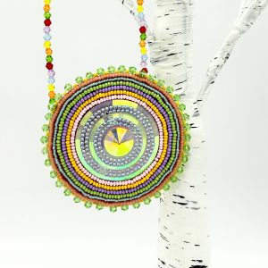 Emily Spencer: Medallion - Circular Multi Coloured Medallion