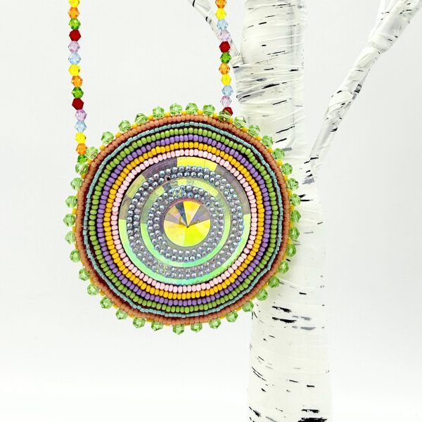 Emily Spencer: Medallion - Circular Multi Coloured Medallion