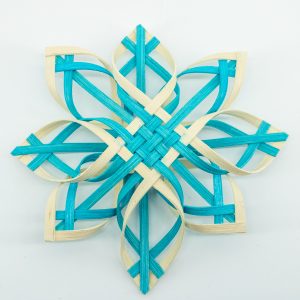 Nora Richard: Eight Pointed Star - 8" Double Layer Reed Star