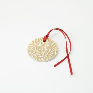 Dana & Tess: Ornament - Round Gold Ornament