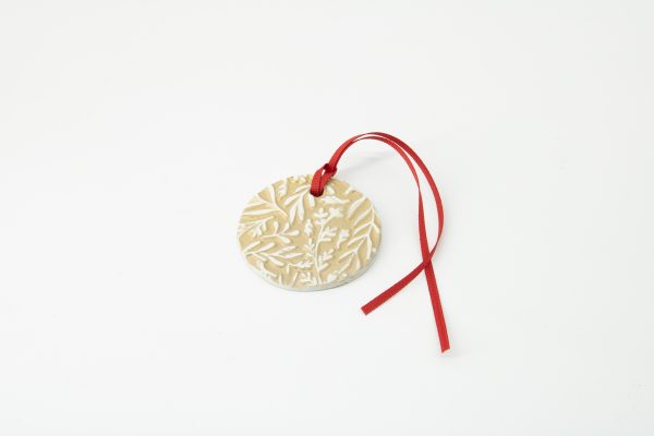 Dana & Tess: Ornament - Round Gold Ornament
