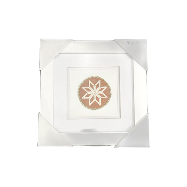 White Quills Eight-Point Star