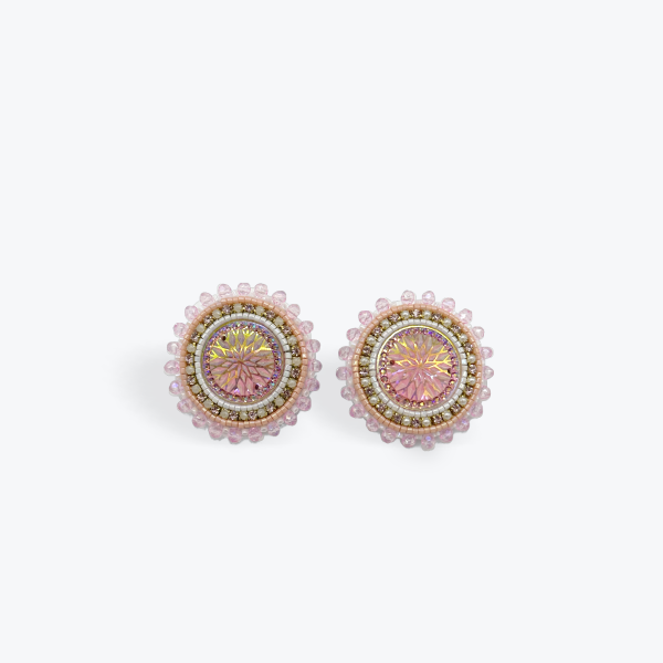 Bojji Beads: Pink Sparkly Studs