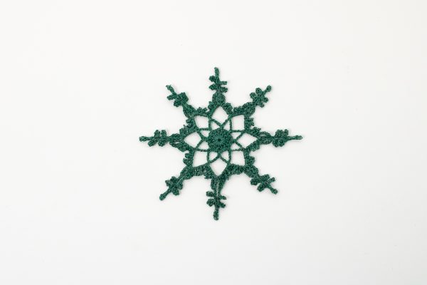 Gracious Gifts: Christmas Ornament - Green Snowflake