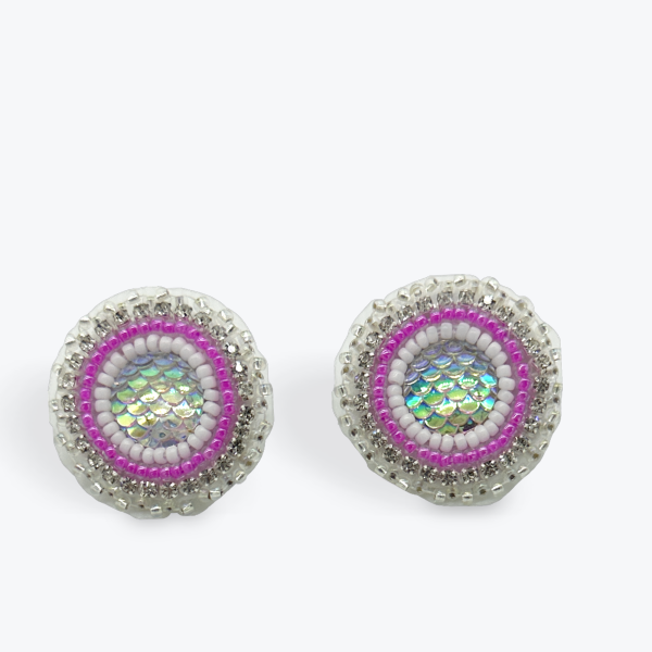 Jenene Wooldridge: Round Beaded Earrings
