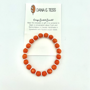 Dana & Tess: Orange Beaded Bracelet